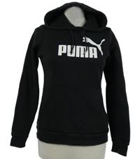 Dámská černá mikina s logem a kapucí Puma 