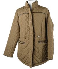 Dámská béžová šusťáková prošívaná zateplená bunda Atmosphere 