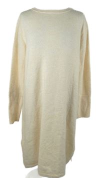 Dámské smetanové svetrové šaty C&A