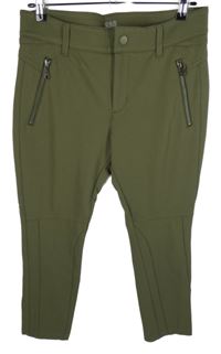 Dámské khaki skinny kalhoty MAC