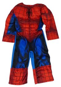 Kostým. červeno-modrý overal- Spiderman zn. George