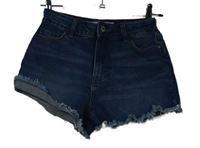 Dámské tmavomodré riflové kraťasy s vysokým pasem Denim Co. 