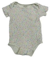 Smetanové květované body 