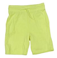 Neonově žluté teplákové kraťasy Primark 