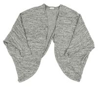 Šedý melírovaný úpletový cardigan F&F