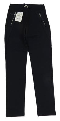 Nové - Tmavomodré tregíny se zipy Zara