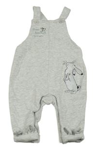 Světlešedé laclové tepláky se zajícem Tu