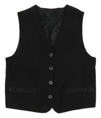 Černá společenská vesta 