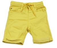 Žluté teplákovo/riflové kraťasy Orchestra