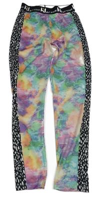 Barevné batikované sportovní legíny se vzorem River Island