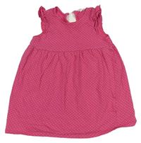 Růžové puntíkaté šaty H&M