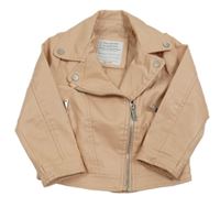 Světlerůžový koženkový podzimní křivák PRIMARK