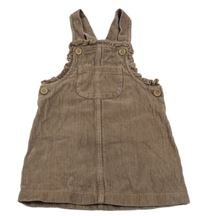 Hnědá manšestrová laclová sukně Nutmeg