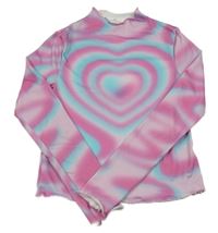 Růžovo-modré vzorované triko H&M