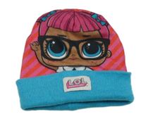 Růžovo-tyrkysová čepice L.O.L. Surprise