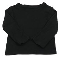 Črné strukturované triko Primark 