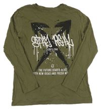 Khaki triko s potiskem Chapter young