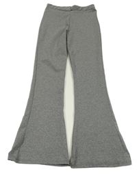 Šedé melírované sportovní flare legíny Shein