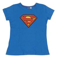 Modré tričko se znakem Supermana 