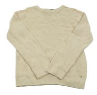 Béžový vzorovaný svetr H&M