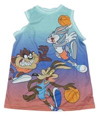 Světlemodré basketbalové tílko s Bugs Bunnym a kamarády H&M