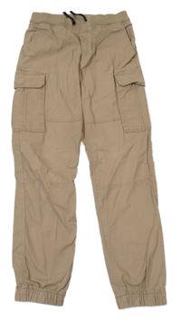 Béžové cargo cuff rifle H&M