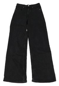 Černé wide leg rifle H&M