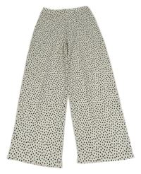 Bílé puntíkaté culottes kalhoty F&F