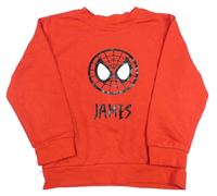 Červená mikina se Spider-manem George