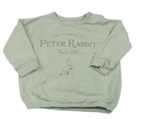 Světlekhaki oversize mikina s králíčkem - Peter Rabbit zn. George
