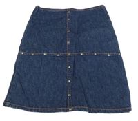 Tmavomodrá riflová suně se cvočky LINDEX