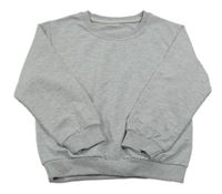 Šedá melírovaná mikina 