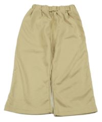 Béžové široké tepláky 