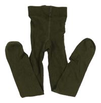 Tmavokhaki punčocháče