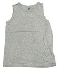 Šedé melírované tílko H&M