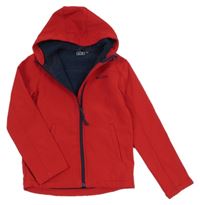 Červená softshellová funkční bunda s kapucí Mountain Warehouse