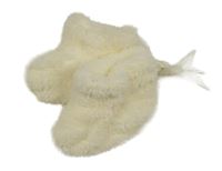 Krémové chlupaté capáčky vel. 15/16