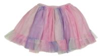 Růžovo-lila tylová sukně H&M
