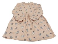 Růžové teplákové šaty s Marií H&M