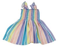 Barevné pruhované šaty