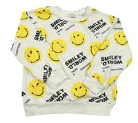 Smetanová mikina se smajlíky H&M