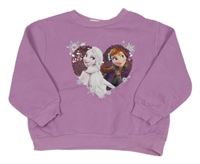 Lila mikina s Frozen a překlápěcími flitry H&M