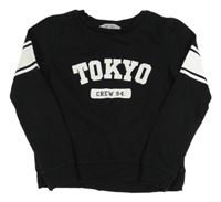 Černá mikina s nápisem H&M