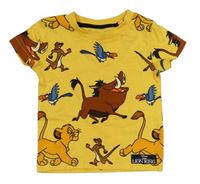 Žluté vzorované tričko - Timon a Pumba Next