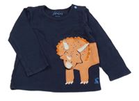 Tmavomodré triko s dinem Joules