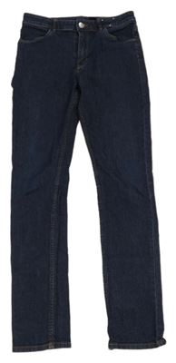 Tmavomodré skinny rifle 