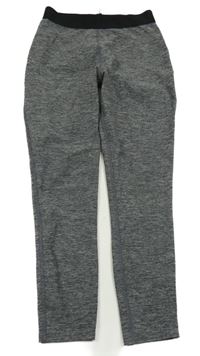 Tmavošedé melírované sportovní legíny Next