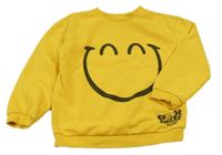 Žlutá mikina se smajlíkem H&M