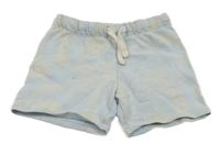 Světlemodré teplákové kraťasy s listy H&M