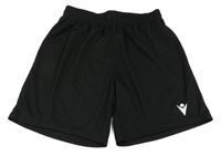 Černé sportovní kraťasy s výšivkou 